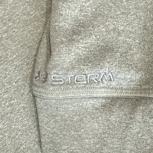Under Armour Sweater Mens XL Grey Storm Fleece Pullover Loose Hoodie Sweatshirt - Picture 5 of 7